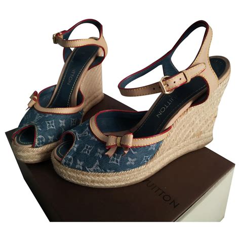 louis vuitton blue sandals|louis vuitton sandals women's.